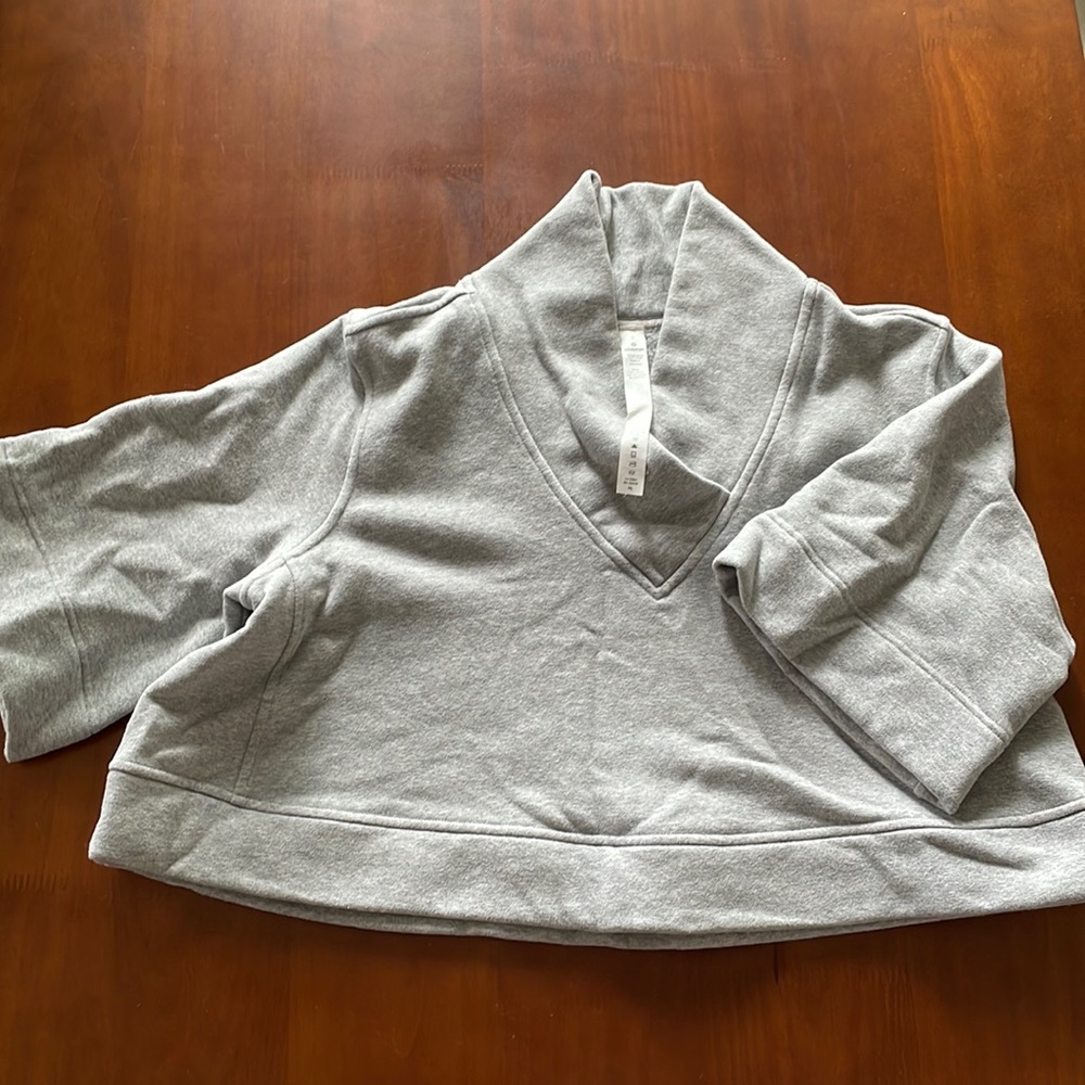 Oversized Fleece Crop